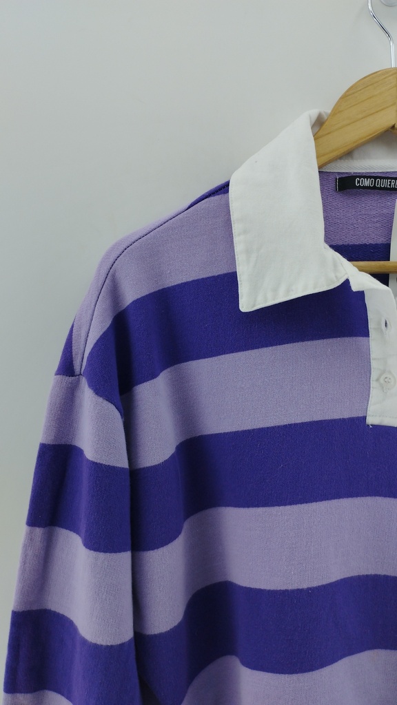 Buzo violeta rayas COMO QUIERES T:M