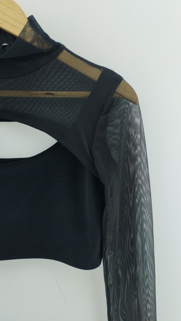 Top negro y transparencia CLOTER T: 2