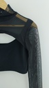 Top negro y transparencia CLOTER T: 2