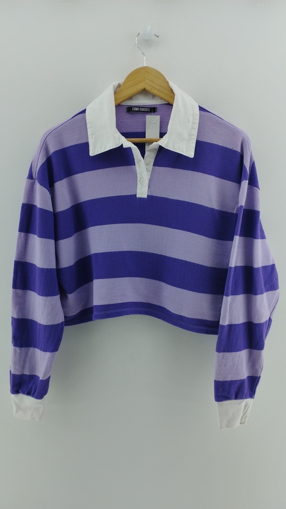 Buzo violeta rayas COMO QUIERES T:M