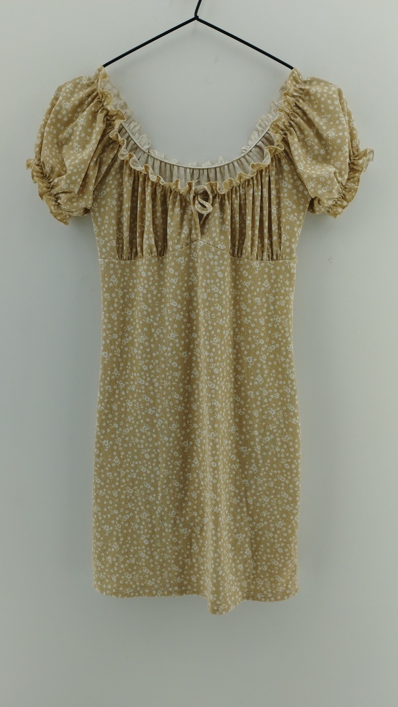 Vestido beige floreado T:1
