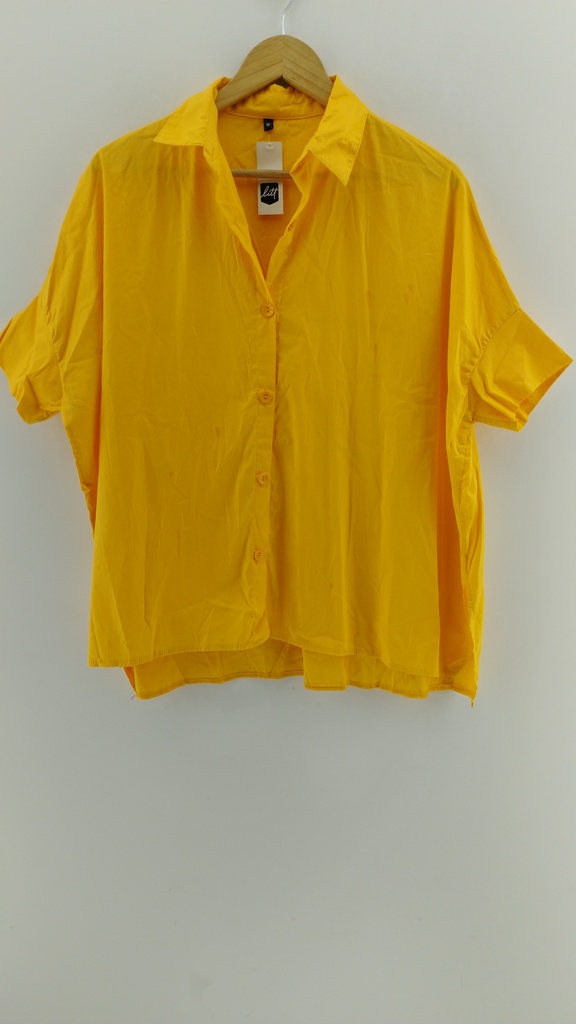 Camisa amarilla mangas cortas T:M