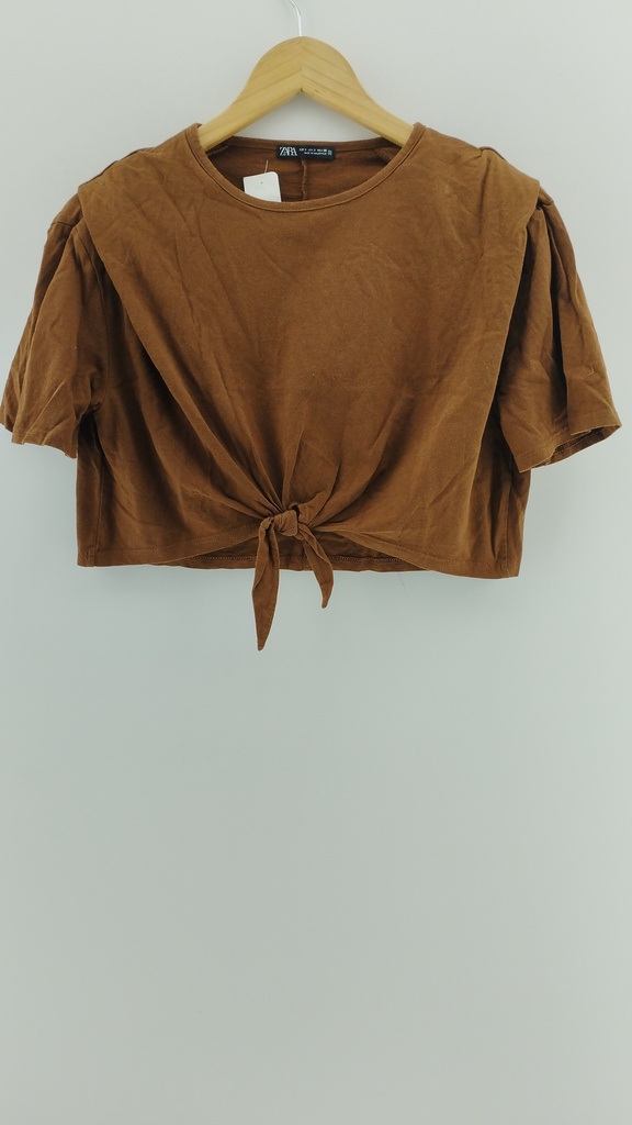 Remera marrón ZARA T:S