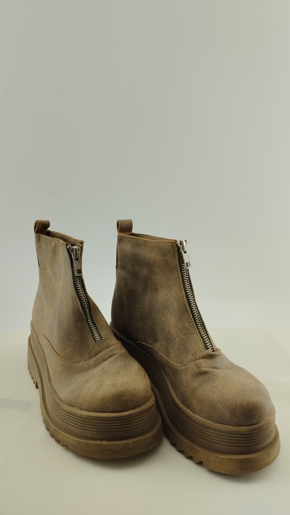 Botas marrones cierre dorado T:37