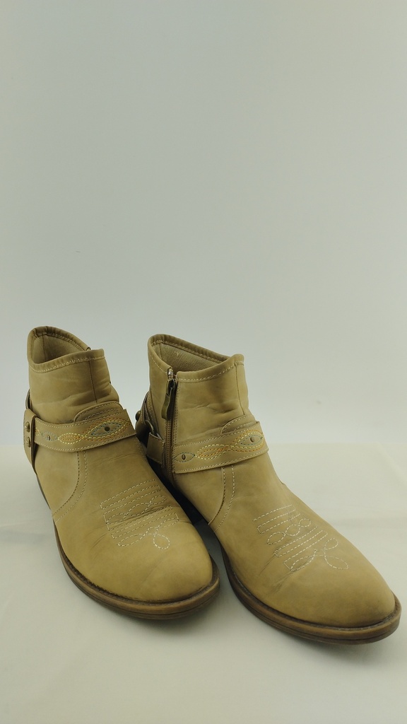 Botas marron claro bordados SEI T:40