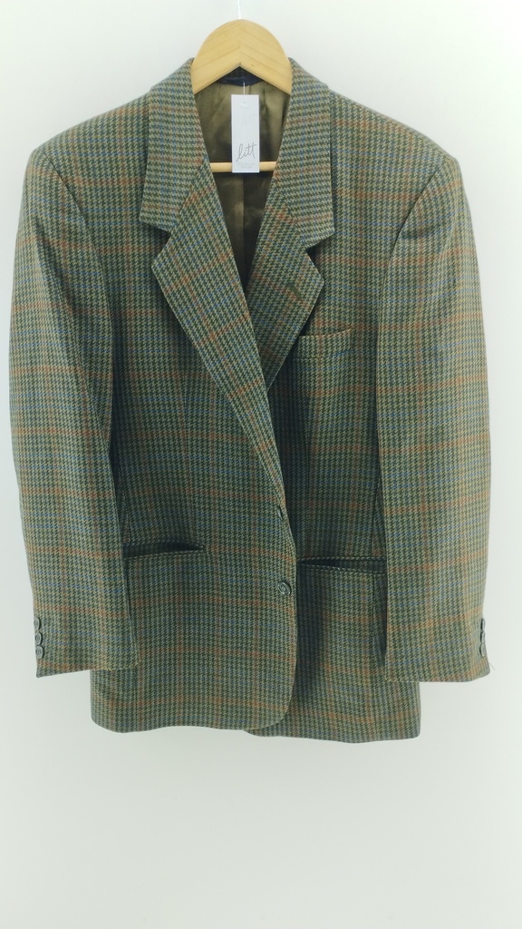 Saco-blazer estampado p.d.G tonos verdes CACHAREL T:44