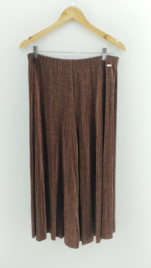 Pantalón marrón con brillos CANNELLA T:42
