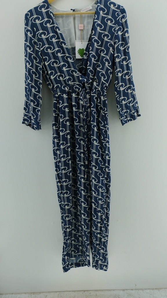 Mono azul largo con circulos CANNELLA T:44