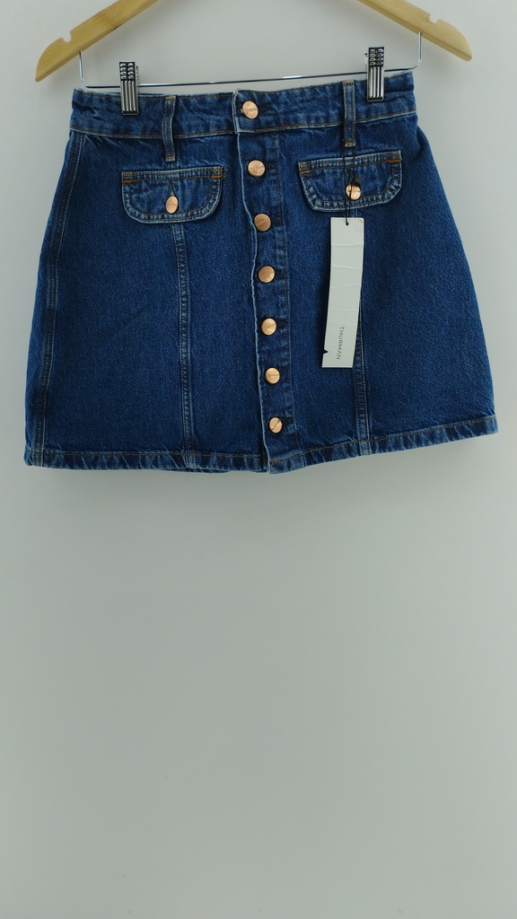 Falda jean abotonada THURMAN T:28