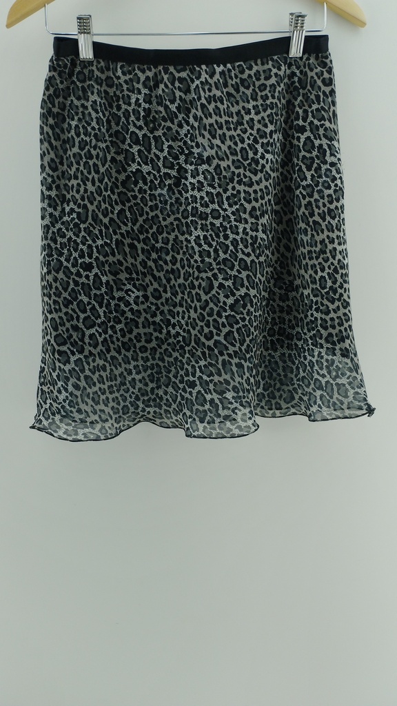Falda gris animal-print CLOCK-HOUSE T:M