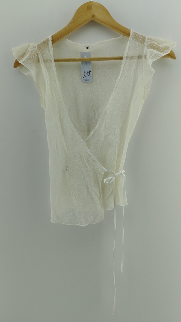 Blusa translucida blanca T:1