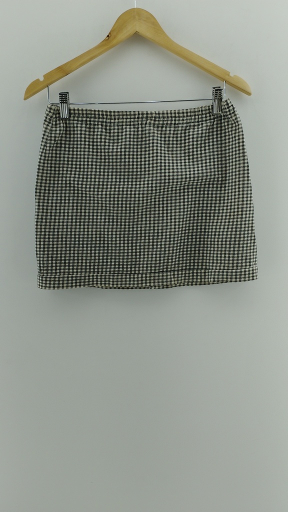 Falda cuadrille blanca y negro T:38