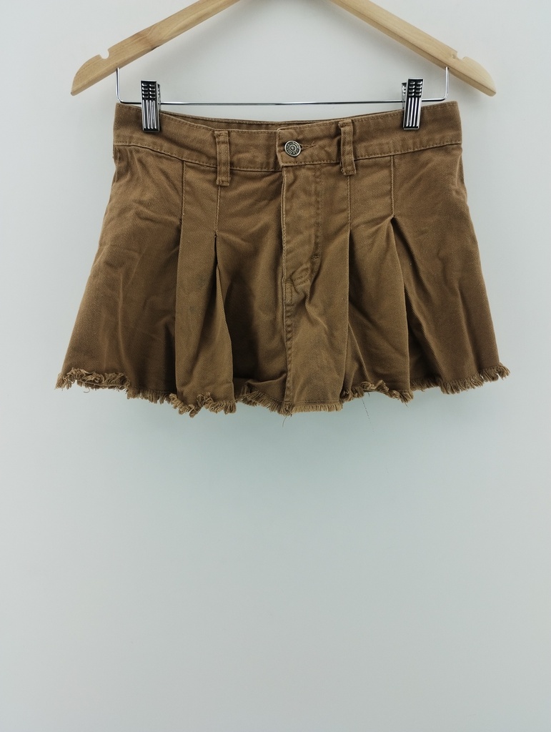 Falda jean marrón LE UTTHE T:32