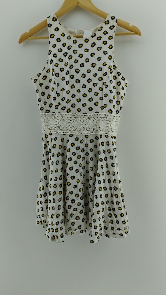 Vestido blanco floreado T:M