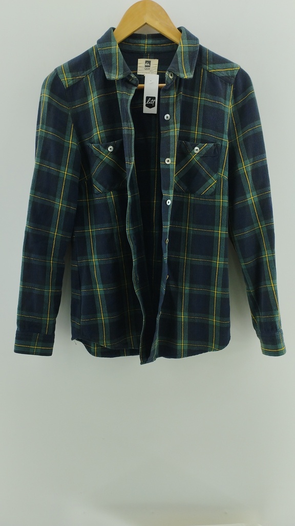 Camisa cuadrille verde QUIKSILVER T:S 