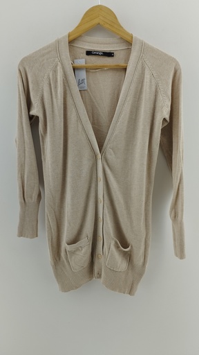 [P04721-8] Cardigan beige GEORGE T:38