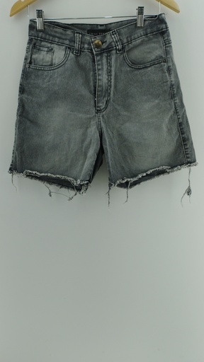 [P04812-2] Short jeans gris SISA DENIM T:38