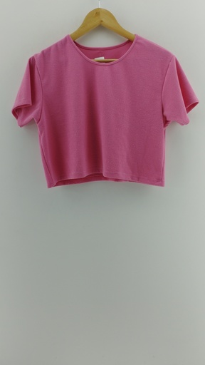 [P04819-2] Remera rosada mangas cortas T:M/L 