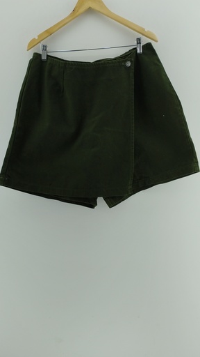 [P04853-2] Falda pantalón verde militar VENEZIA JEAN T:46