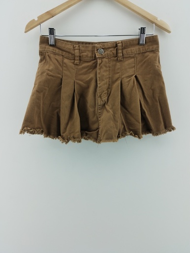 [P04858-2] Falda jean marrón LE UTTHE T:32