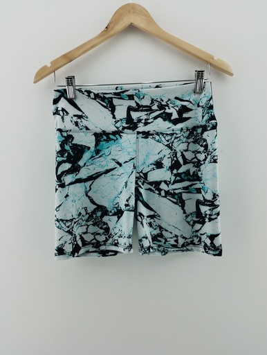 [P04858-8] Calza diseño abstracto blanco negro y celeste T:4