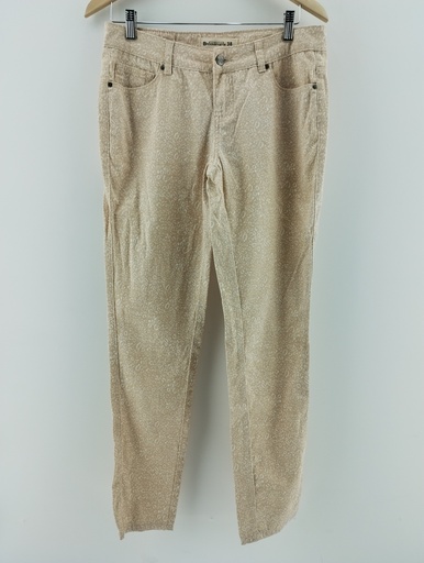 [P04860-5] Pantalón beige animal-print B BY BOULEVARD T:38