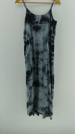 [P04889-8] Vestido largo gris mármol LE UTTTHE T:M 