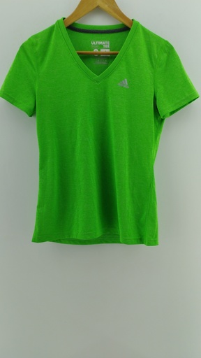[P04892-7] Remera verde ADIDAS T:S 